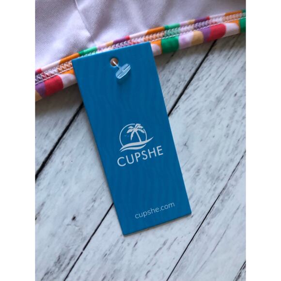 Cupshe two-piece bathing suit boho paisley size Small - Picture 4 of 8